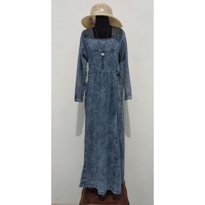 Gamis Soft Jeans GYL original