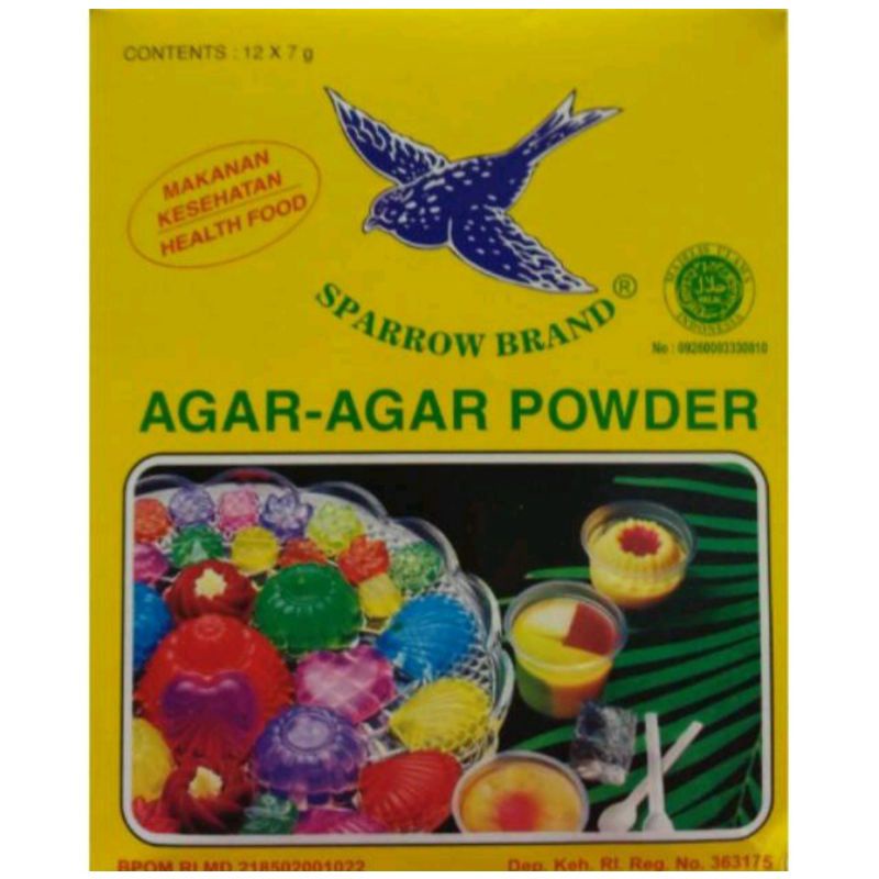 

agar agar sparrow brand - jelly