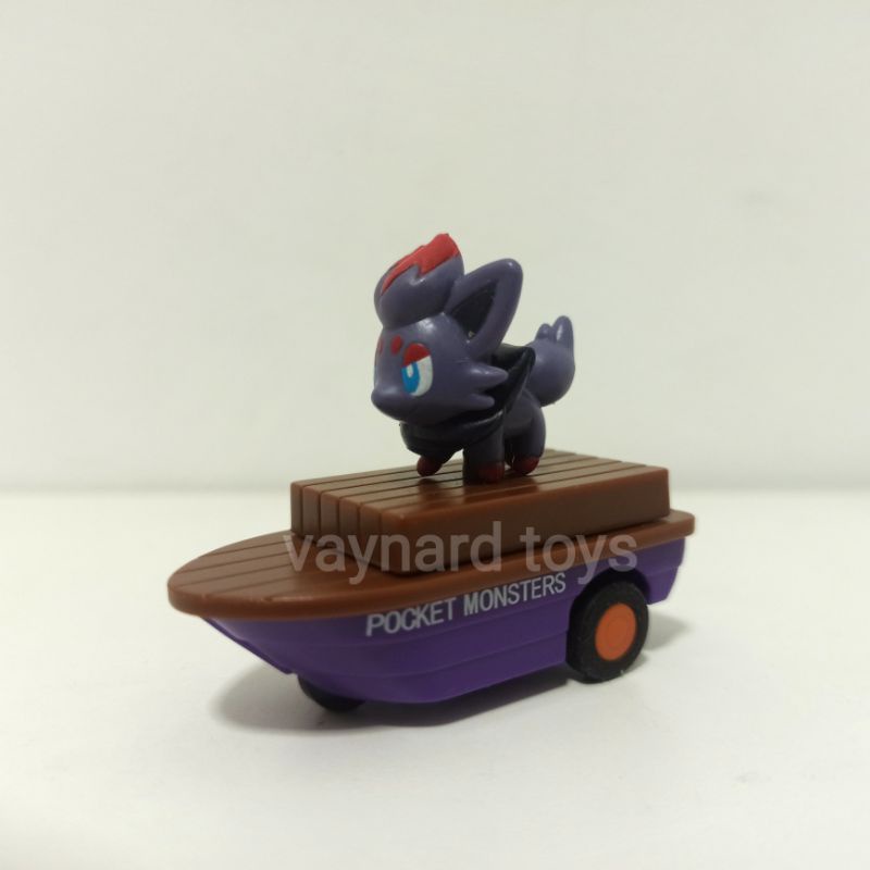 Pokemon Figure Zorua Figure Zorua Car ChoroQ Pull Back Car Zorua