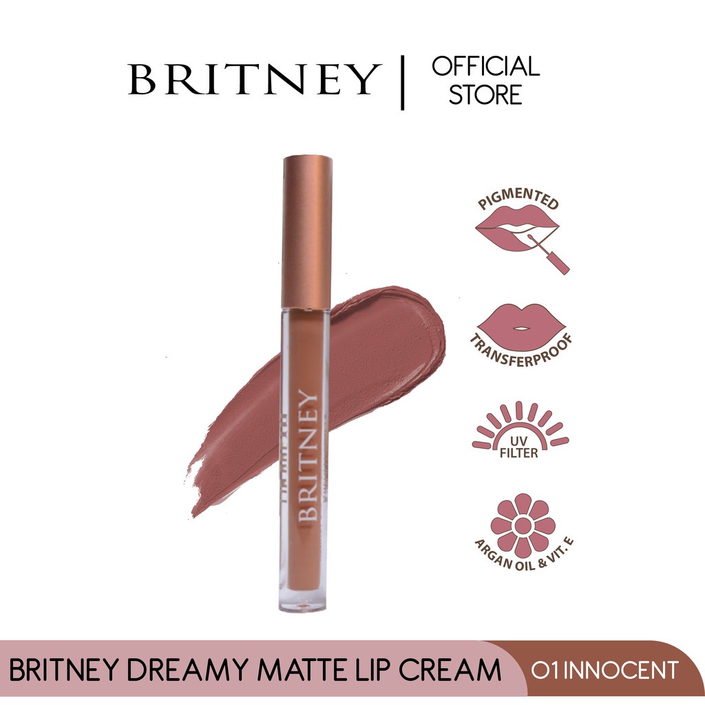 PURBASARI BRITNEY Lip Cream Matte - 1,5gr/Lip Cream Purbasari ORIGINAL BPOM