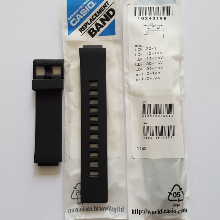 De20G Strap Lcf-20-1 / Ldf-10 / Ldf-11 / Ldf-20 / Ldf 21 / Casio Original Y520511Uu