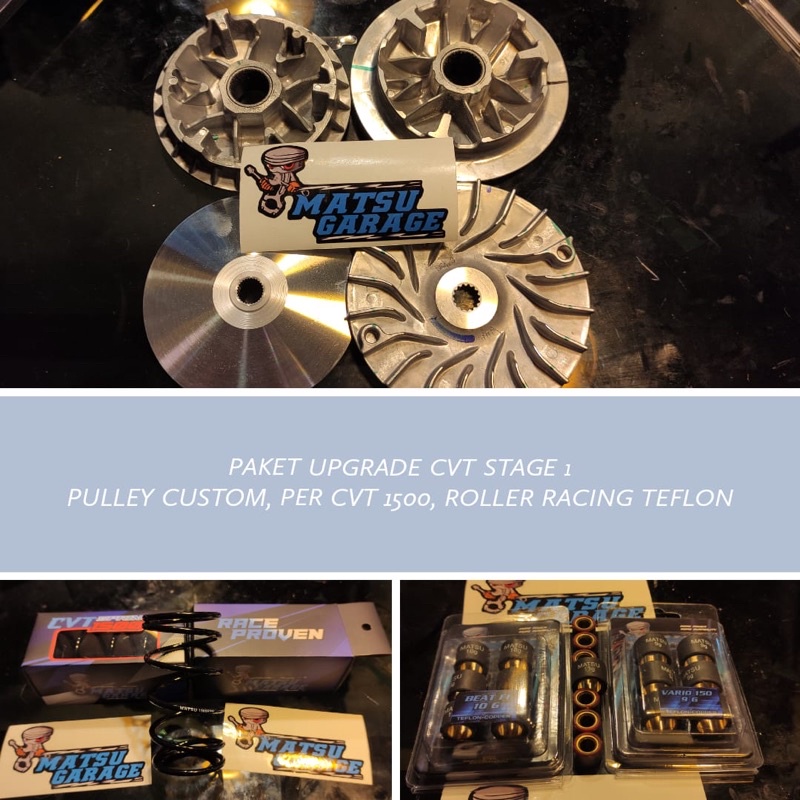 paket upgrade cvt vario 125, vario 150 stage 1