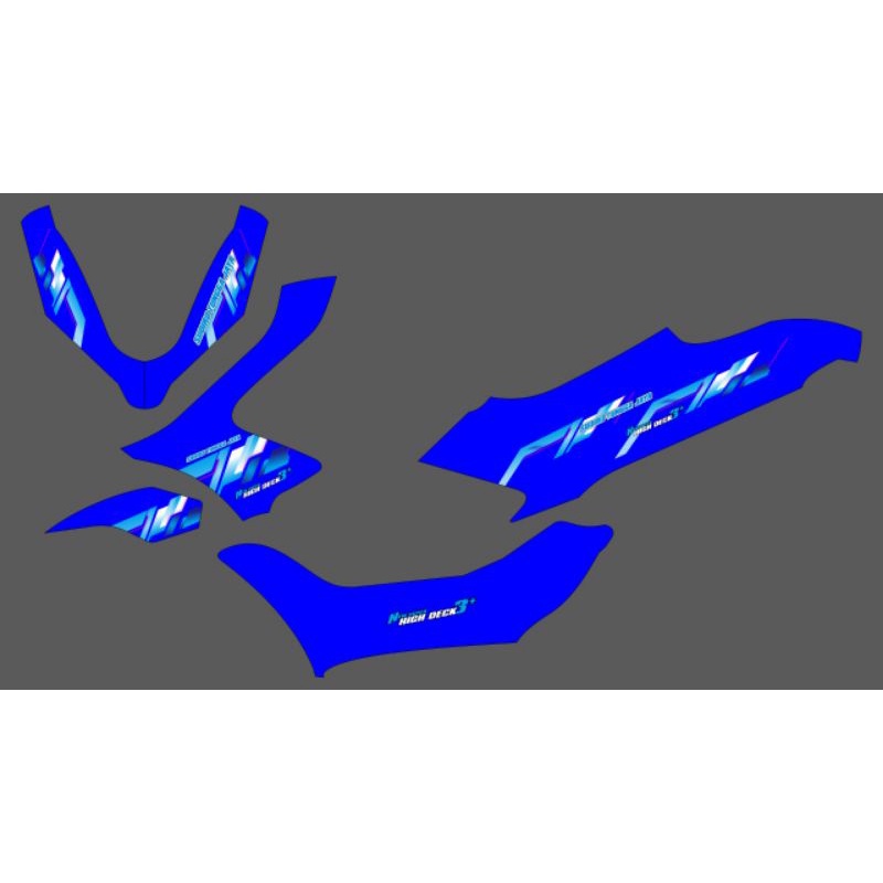 striping sticker pcx 150 livery bus sudiro tunggu jaya stj transparan custame