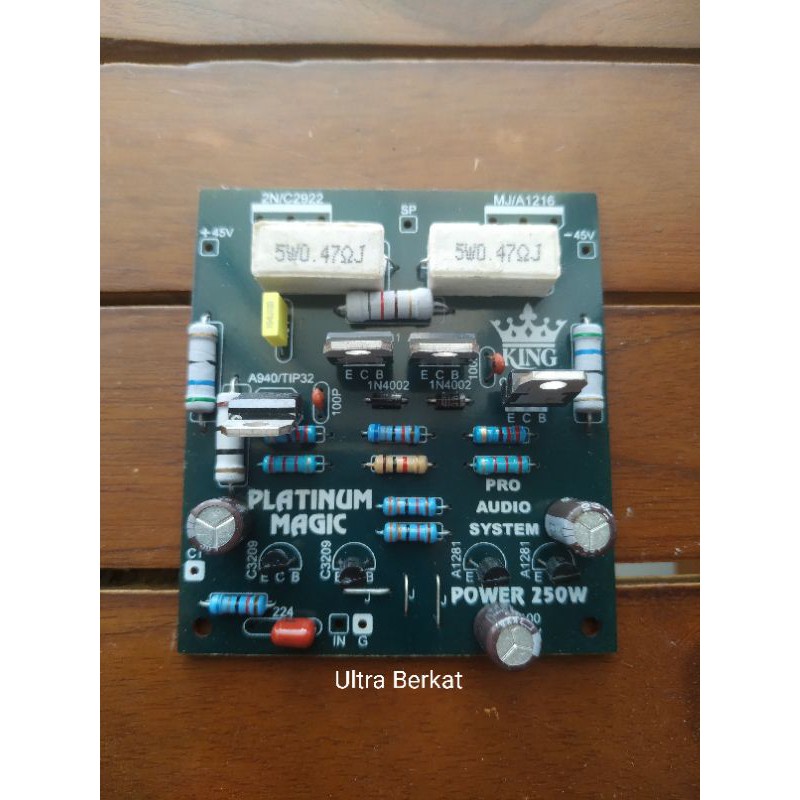 Kit Driver Magic Power Amplifier 250watt Mono King Shopee Indonesia