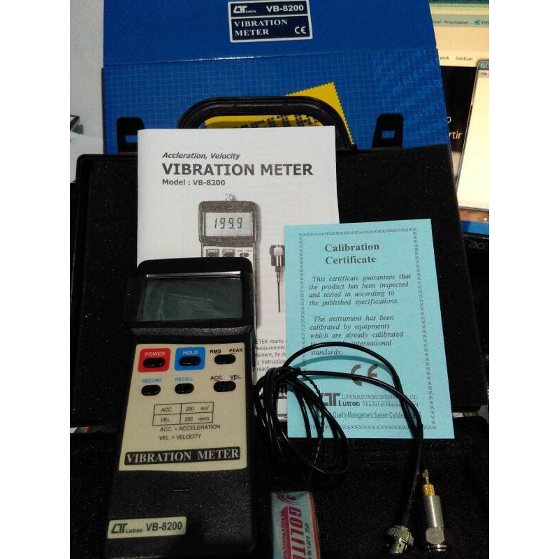 Jual VIBRATION METER LUTRON VB8200 Shopee Indonesia