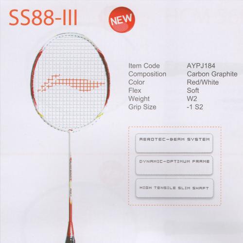 ss 88 iii/raket badminton lining original super series