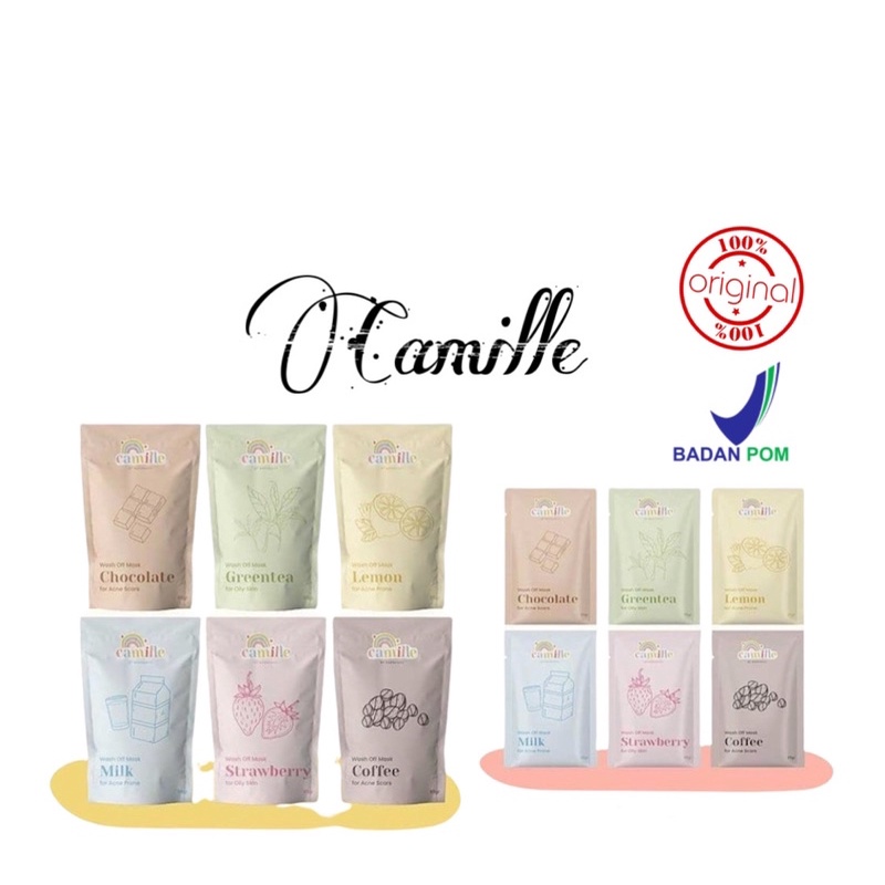 [READY] CAMILLE BEAUTY MASKER ORGANIK FACEMIST FACE MIST LITTLE POP BODU SCRUB BY CAMILE BEAUTE EX M