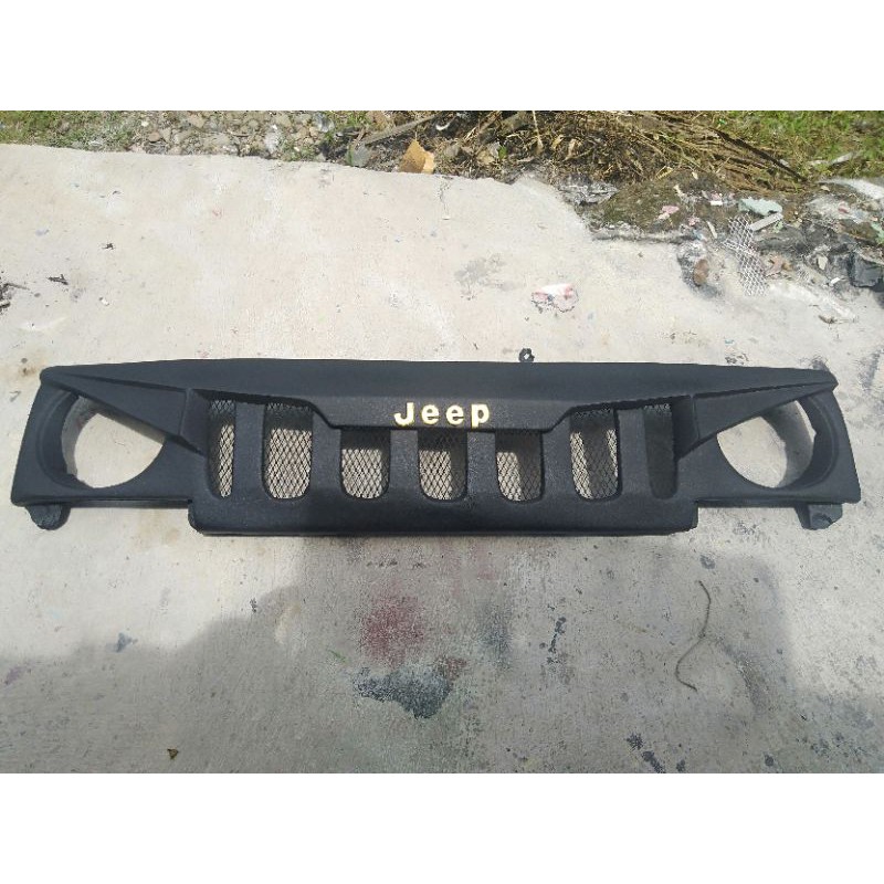 grill feroza custom model lampu bulat