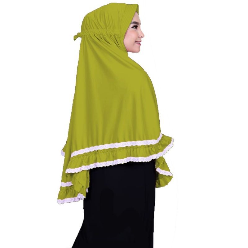 Medan Termurah New Cantik Hijab Soft Jumbo/Jilbab Jersey Hyget Hazna 2 Rempel