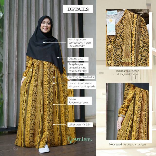 Nena Daily Dress by Greenism (baca caption)