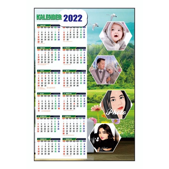 

Kalender Dinding kalender fhoto custom 2022 1 lembar