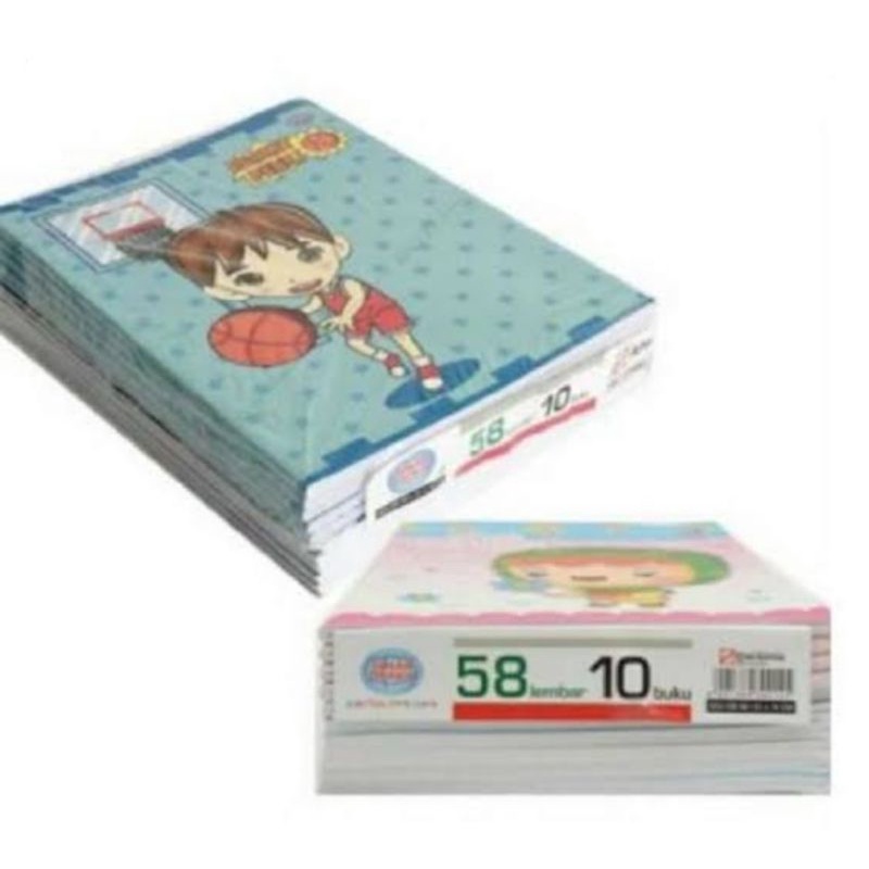 

BUKU TULIS SIDU 58 LEMBAR ISI 10 BUKU