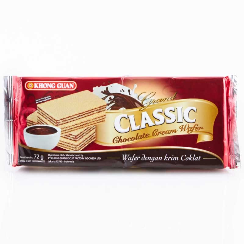 

KHONG GUAN Wafer Grand Classic Choco Cream 72 g