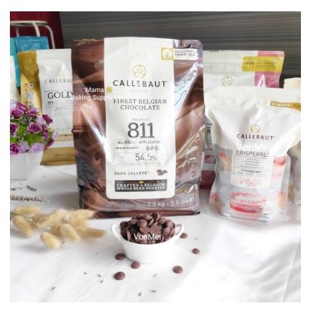 

CALLEBAUT 811 54.5% 2,5 kg GR Dark chocolate Couverture 811 54.5%