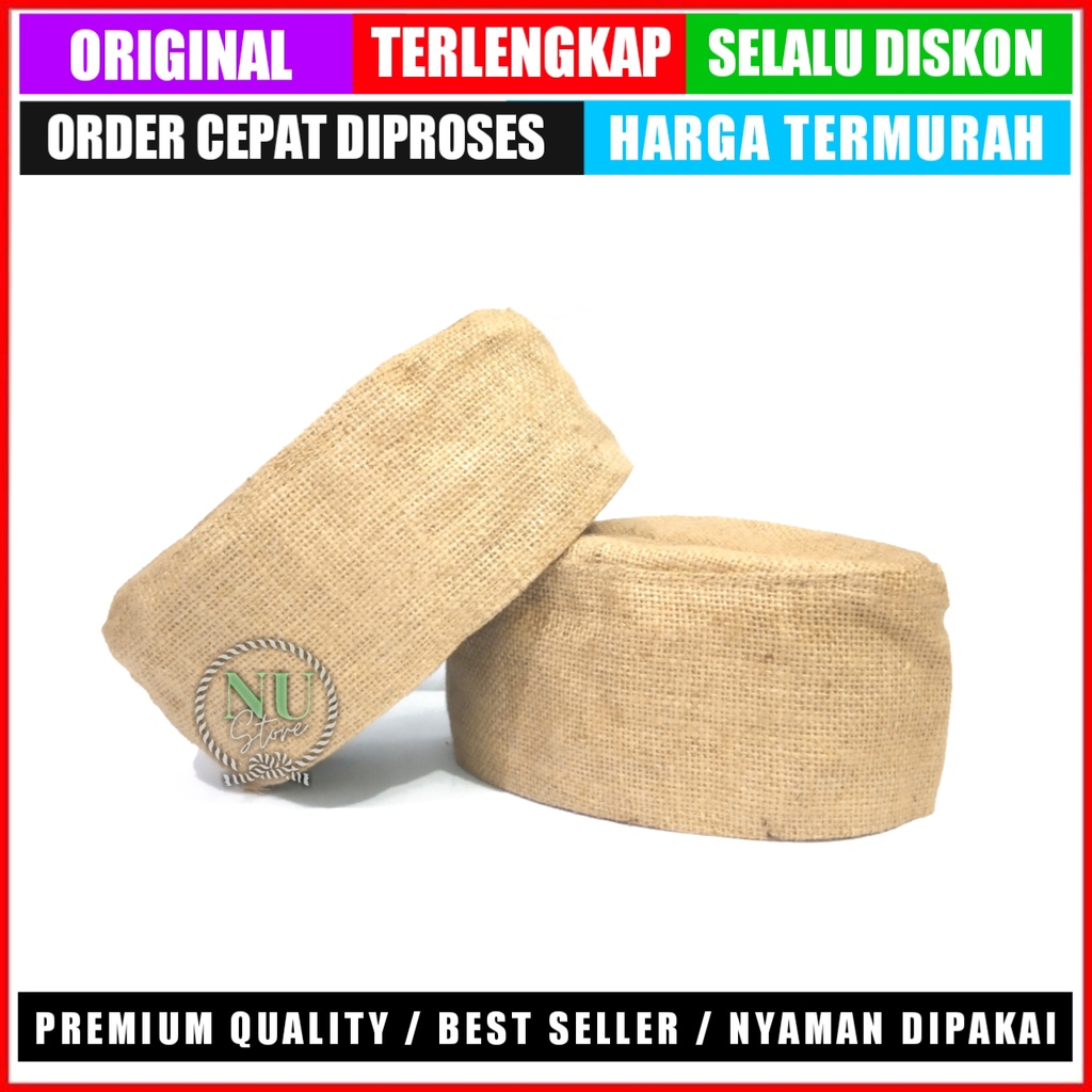 Peci Goni Polos BEST SELLER  / Peci Goni PREMIUM / Peci Karung Goni Klasik ORIGINAL / Peci Goni NU K