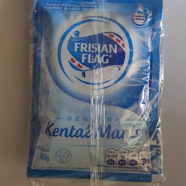 

Frisian flag kental manis putih isi 6 sachet
