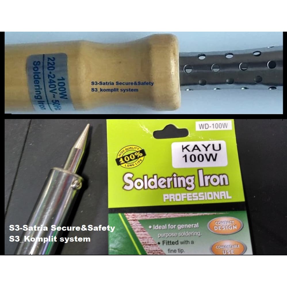 SOLDER 100W / SOLDER 100 Watt / SOLDER KAYU