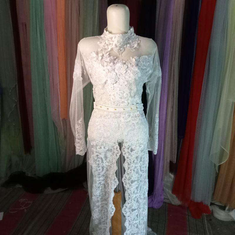 kebaya akad variasi mutiara