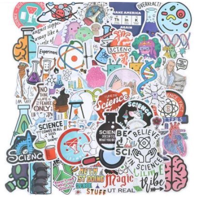 

Science Chemistry Laboratory PVC Sticker (10pcs)