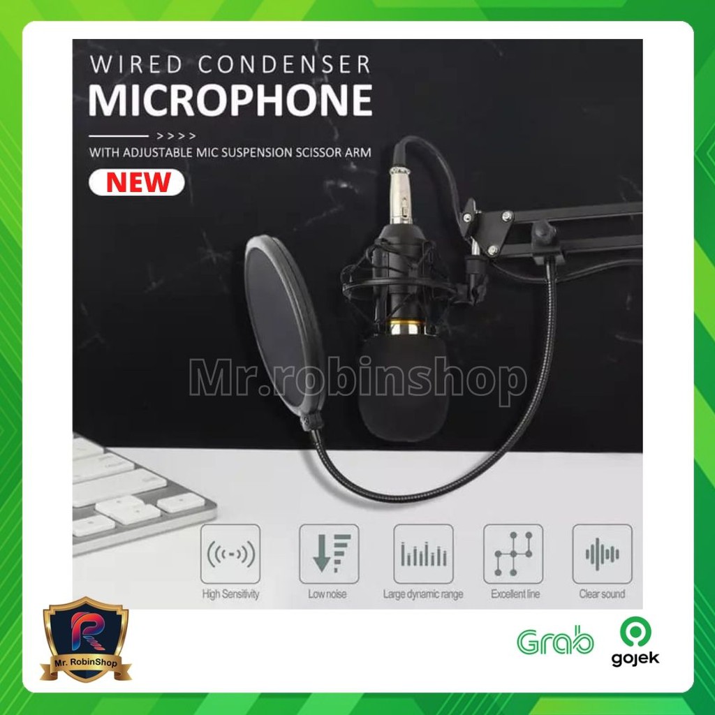 PAKET SUPER KOMPLIT Microphone Condenser BM800