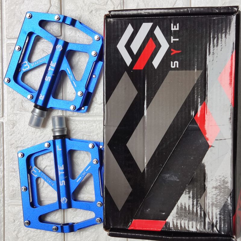 Pedal lebar bearing MTB sepeda Gunung Syte loncer