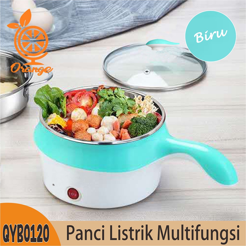 Panci Listrik Elektrik Serbaguna Anti Lengket Steamer Bisa Kukus Dan Goreng Serbaguna Panci Listrik Stainlees WHI FURNITURE SHOP