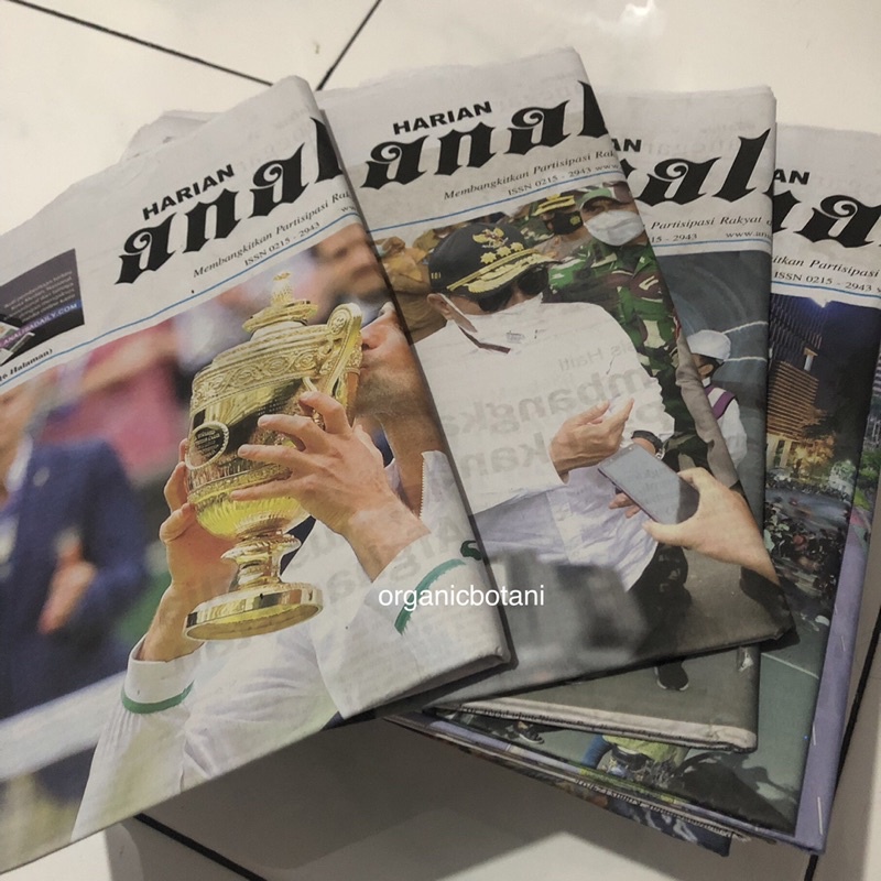 Koran Analisa Bekas Per 1 Kg. Kondisi Semua Bagus.