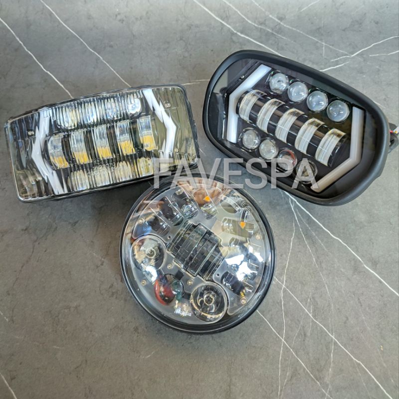 DAYMAKER REFLEKTOR VESPA PX EXCEL NPX HAZARD