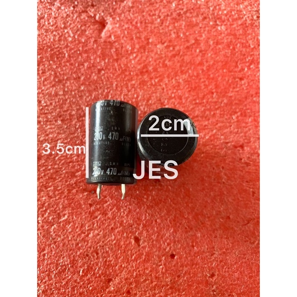 Elco 470uf 200V Original Nippon Chemicon