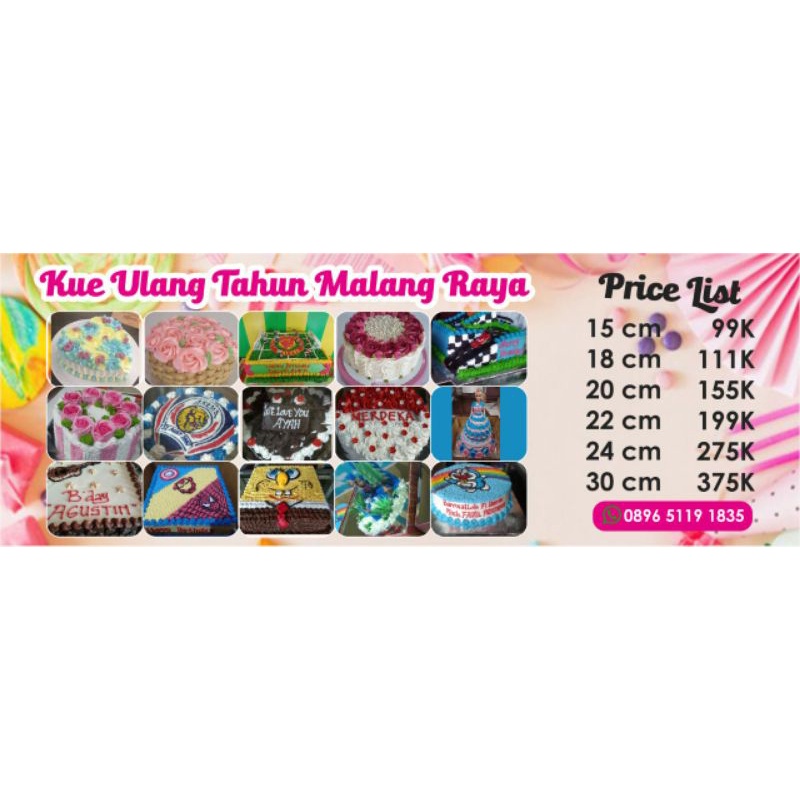 

Kue Ulang Tahun Malang Raya