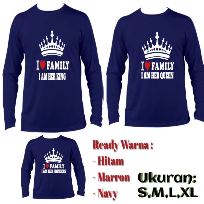 Kaos Keluarga (Couple) 1 Set