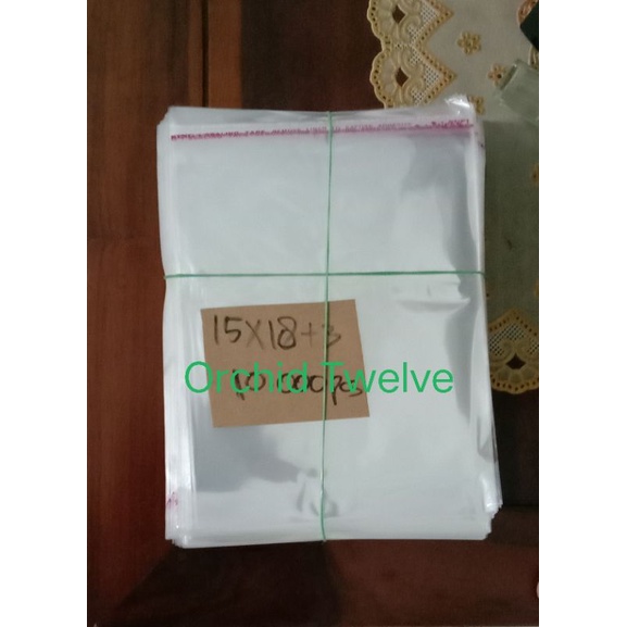 

Plastik OPP lem 15X18