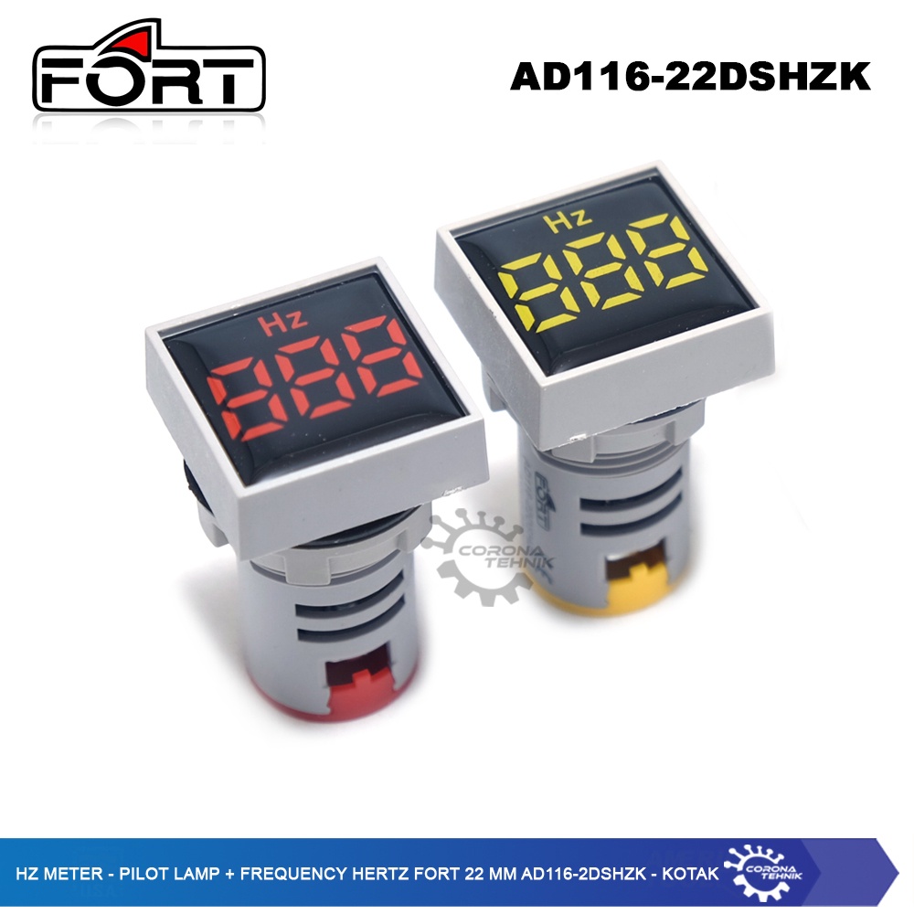 Pilot Lamp Frequency Hertz FORT 22 mm AD116-2DSHZK - Kotak - Hz Meter