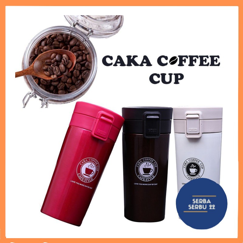 Termos Kopi Original / Travel Mug Coffee Tahan Air Panas &amp; Dingin Coffee Cup B46 Stainless Steel[SS]