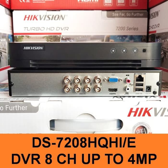 HIKVISION DVR DS-7208HQHI-K1/E ECO 8CH - TURBO HDTVI 8 CHANNEL UP TO 5MP NEW