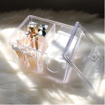 Kotak Acrylic Penyimpanan Kapas Dan Cotton Bud