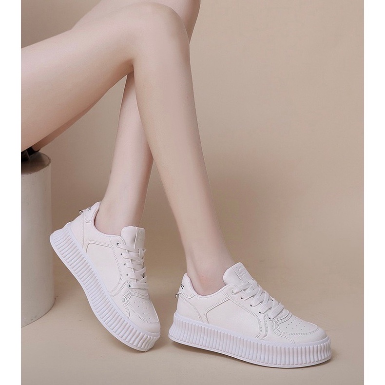 AVANCEID 1913 Sepatu Sneakers Wanita Sekolah Olahraga Sport Putih Import