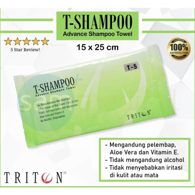 T-Towel shampoo washgloves 15x25 cm isi 2 pcs ( washlap shampoo )