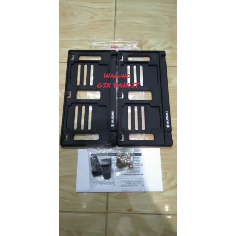 cover tempat dudukan plat nomer nomor motor suzuki ori