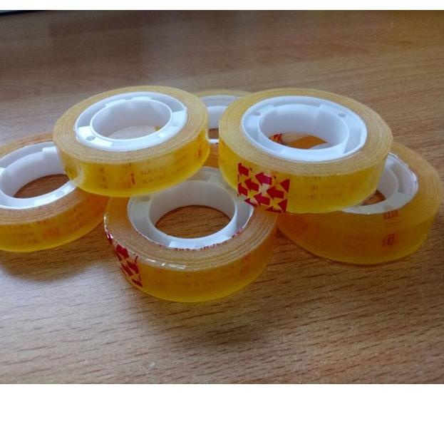 

Terjangkau - 12 ROLL Selotip Kecil / Isolasi 1/2 x 25 Yard Nachi ,,
