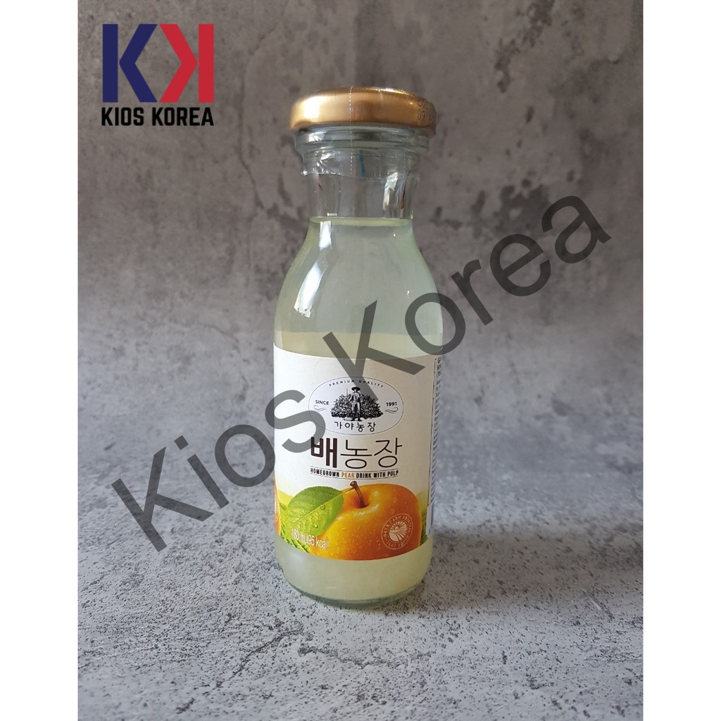 Woongjin Pear Juice 180ml (Gaya Farm) - Minuman Sari Buah Pir - Minuman Korea