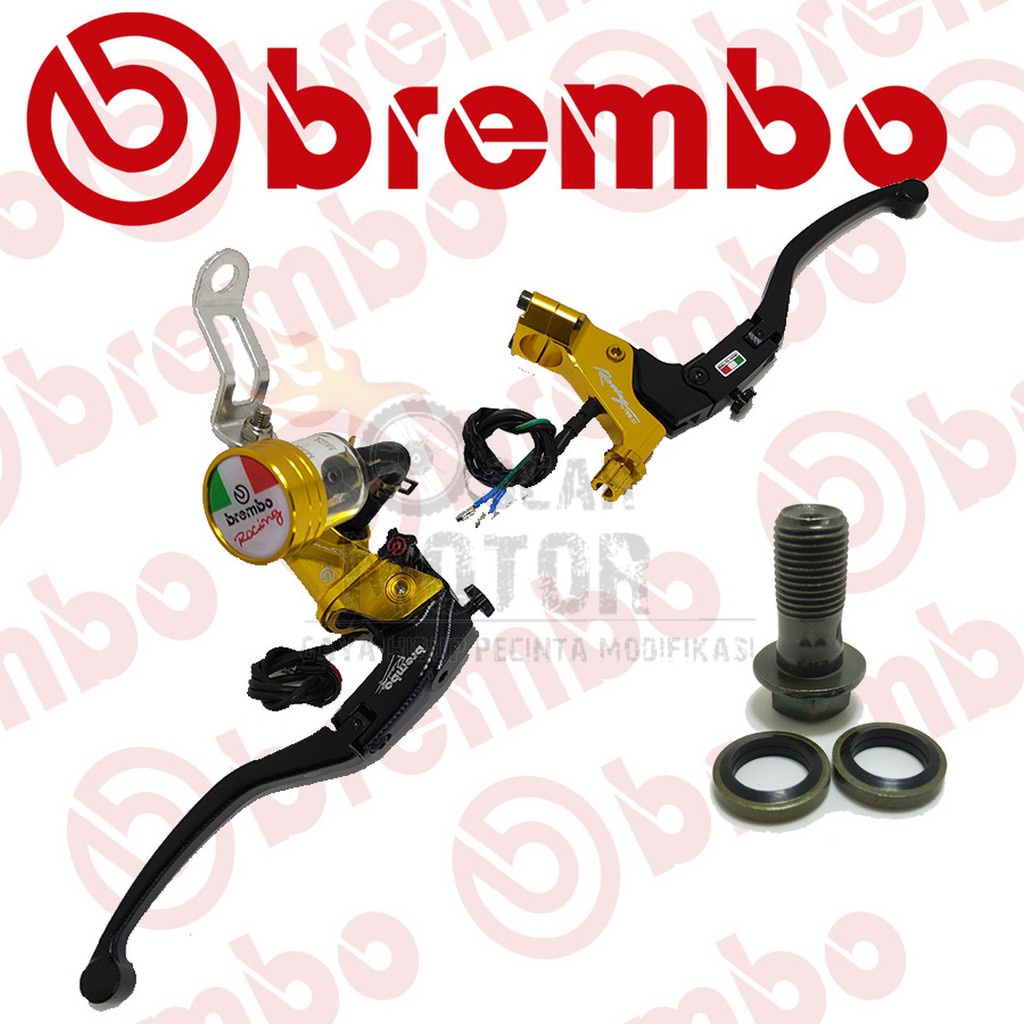 MASTER REM BREMBO RCS 19 CORSA CORTA TABUNG CNC TWM UNIVERSAL motor