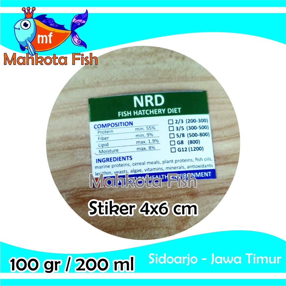 Botol NRD | Botol Repack 100 gr / 200 ml NRD | NRD