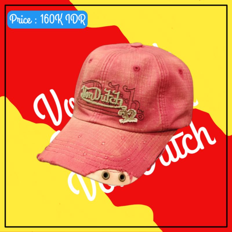 Preloved Topi VonDutch Original Impor