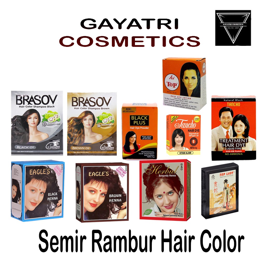 Semir Rambut Hair Dye Color Original