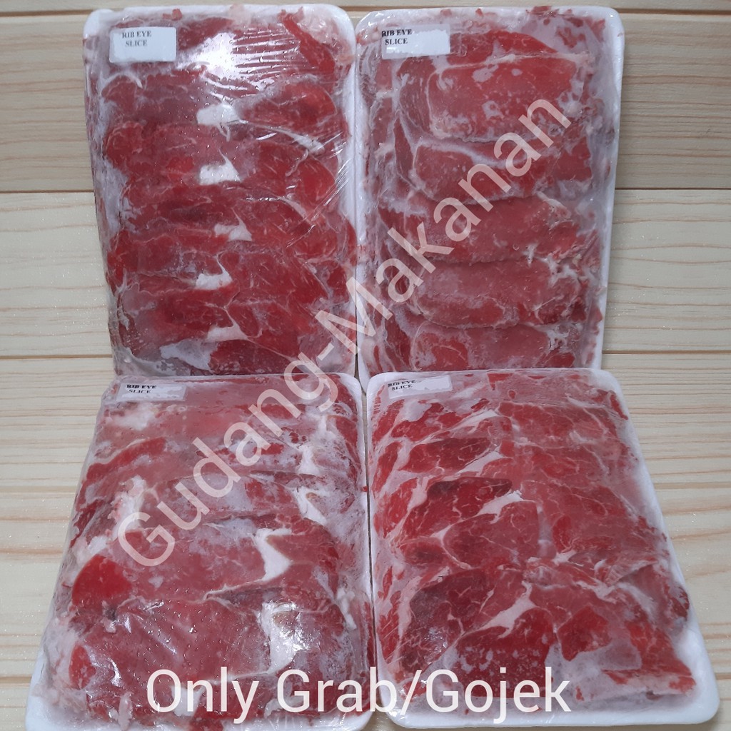 RIBEYE SLICE BEEF 500 GRAM - SHABU, BARBEQUE, SUKIYAKI