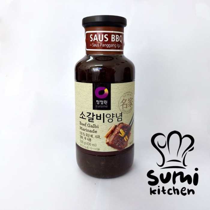 

Ready- Sauce Marinade Beef Galbi - Chung Jung One 500Gr