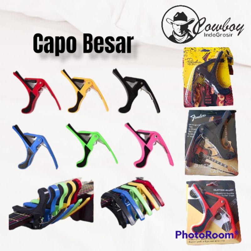Capo Gitar Besar Kapo Gitar Acoustic dan Classic Nylon Capo Gitar ABS Plastic