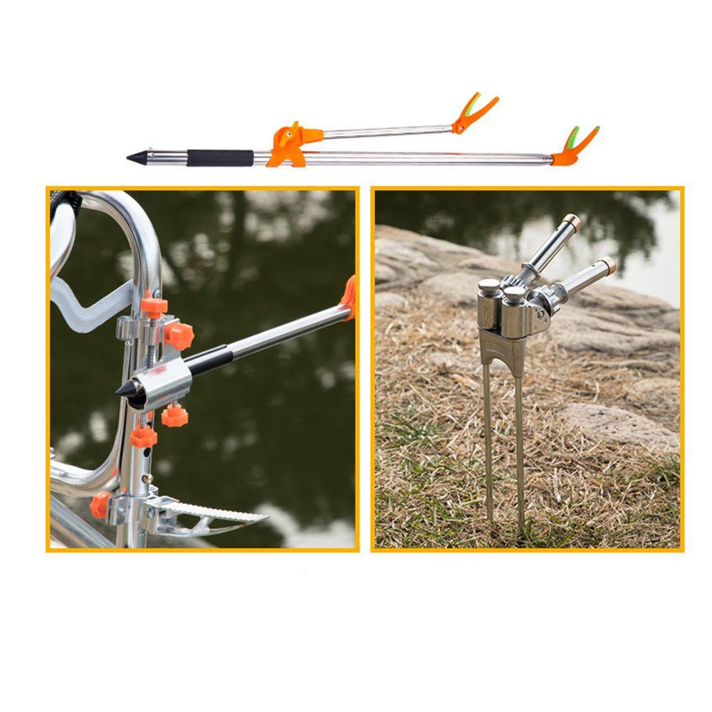 TOP Fishing New Fishing Rod Bracket Alat Pancing Stainless Steel
