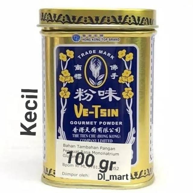 

Ve-Tsin / Vetsin Hongkong 100 gr / Bumbu Penyedap / bumbu masak 100g